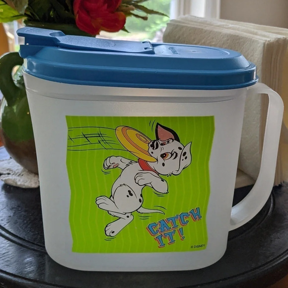 Tupperware Other - Tupperware Disney Dalmatians small pitcher flip top lid Kids Juice Milk portable